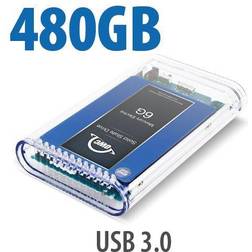 OWC 500GB SSD Mercury On-The-Go Pro USB 3.0 2.0 SSD Portable Bus Powered Solution