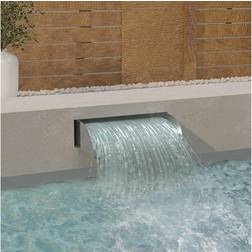 vidaXL Waterval 60 x 34 x 14 cm Roestvrij Staal 304