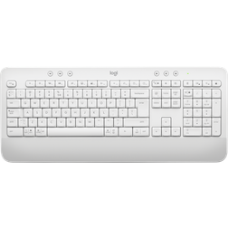 Logitech Signature Clavier Sans Fil Bluetooth 5.1 QWERTY International US Blanc Cassé