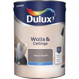 Dulux Heart wood Matt Emulsion paint Ceiling Paint, Wall Paint