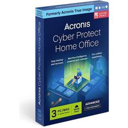 Acronis Cyber Protect Home Office Advanced EU 1-year, 3 licences Windows, Mac OS, iOS, Android Security