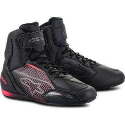 Alpinestars Stella Faster 3 Motorcycle Shoes - Schwarz/Grau/Pink