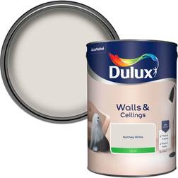 Dulux Natural Hints Nutmeg Silk Emulsion Ceiling Paint, Wall Paint White 2.5L