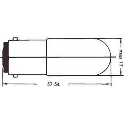 Solar Glødelampe BA15D 5W 260V