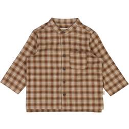 Wheat Hazel Check Laust Shirt mo mo