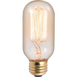 Bulbrite 40 Watt Dimmable Antique T14 Nostalgic Thread Incandescent Light Bulbs with Medium (E26) Ba Quill