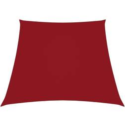Be Basic Parasole a Vela in Tela Oxford a Trapezio 2/4x3 m Rosso