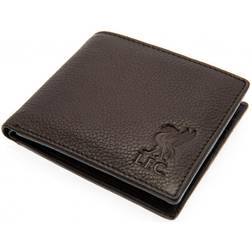 Liverpool FC Crest Leather Wallet - Marrone