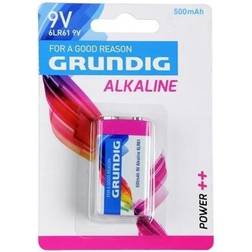 Grundig Grundig Batterier Alkaline 9V 500mAh