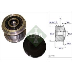 INA 535 0203 10 Rueda Libre Alternador