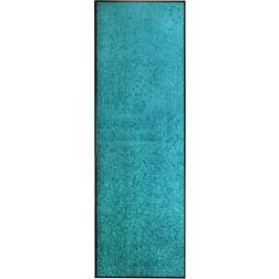 vidaXL Doormat Washable Cyan Turquoise Türkis, Blau cm