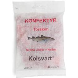 Kolsvart Torsk Vingummifisk Solbær + Hindbær