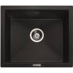 Rangemaster Single Bowl Undermount Black Sink Paragon