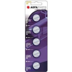 AGFAPHOTO CR2032 5-pack AgfaPhoto knappcellsbatteri Lithium, 3V