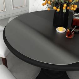 vidaXL Bordbeskytter Ø 100 cm 2 mm PVC Mat Dug Transparent