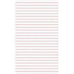 Ekelund Across Canvas Tablecloth Red, White (300x150cm)