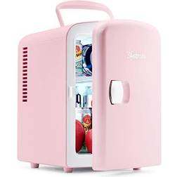 AstroAI Mini Fridge, 4 Liter/6 Can Pink