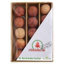 Swedish Red Cedar Handgjorda Rödcederbollar 15-pack