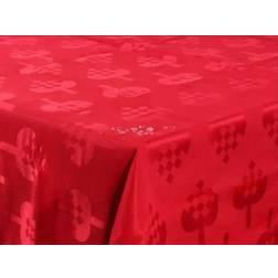 Christmas Tablecloth Hearts Red 140x320cm