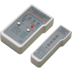 Intellinet Multifunction Cable Tester, RJ-45 RJ-11, UTP/STP/FTP, Shielded Unshielded Netværkstester Kobber