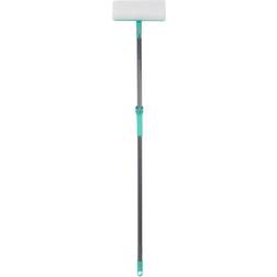 JVL Super-Absorbent Flat Sponge Squeegee Floor Mop Turquoise/Grey