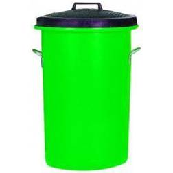 VFM Heavy Duty Coloured Dustbin 85 handles on base on lid easy