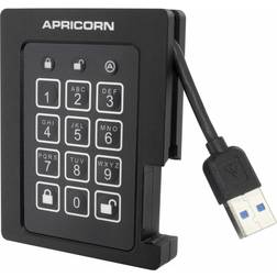 Apricorn Padlock Ssd 1tb Grå, Sort