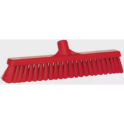 Vikan Broom Red With PET Bristles