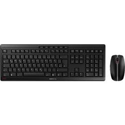 Cherry Stream Desktop Recharge Teclado Ratón Incluido RF Inalámbrico QWERTZ Alemán Negro