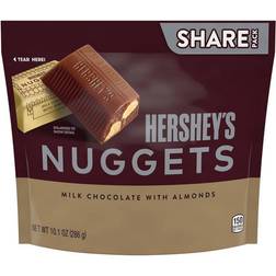 Hershey's Nuggests Milk Chocolate with Almonds Candy 10.1oz 1pack