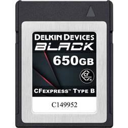 Delkin CFexpress Black 650GB R1725/W1530 (typ B)