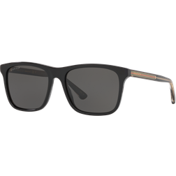 Gucci Polarized GG0381SN 007 - Shiny Black