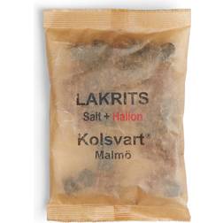 Kolsvart Salt + hindbær-lakrids, 120