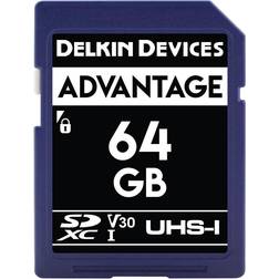 Delkin Devices DDSDW63364GB 64GB SDXC 633x (V30) Memory Card