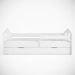 Kocot Kids Juniorsäng Snarki 80x140 cm - Vit