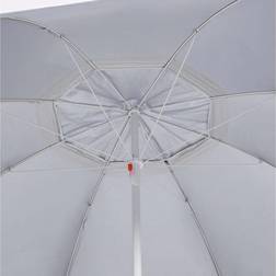 vidaXL Parasol De Plage Avec Parois Latérales 215 cm