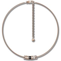 Emporio Armani Rondel Necklace - Rose Gold/Transparent