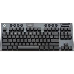 Logitech G915 TKL Tenkeyless Lightspeed Wireless Gaming Keyboard Clicky 920-009529 Carbon/RGB