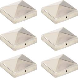 vidaXL Pyramid Fence Post Caps 6