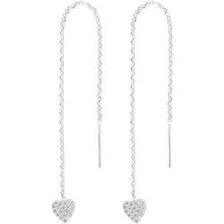Joanli Nor Hayleynor Earrings - Silver/Transparent