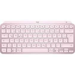 Logitech MX Keys Mini Clavier Rétroéclairé Bluetooth QWERTZ Allemand Rose