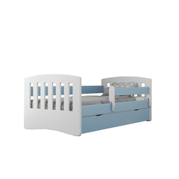 Lit Classic 1 Bleu Tiroir Et Matelas Inclus 160/80