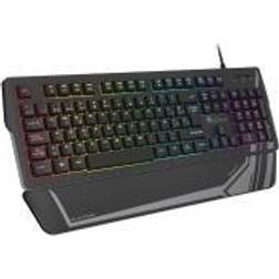 Genesis Rhod 350 RGB USB QWERTY Español Negro