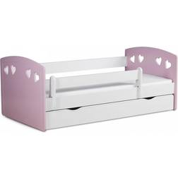 Julia Teenage Girl Beds with a Drawer and Foam Mattress 80x160cm