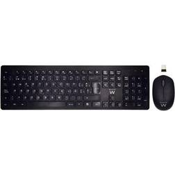 Ewent Teclado+Ratón Inalámbrico EW3256 Negro