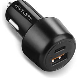 4smarts VoltRoad 83W PD Biloplader USB-C & USB-A Sort