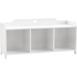 Cam Cam Copenhagen Luca Banc Pour Enfants Avec Rangement Blanc