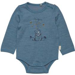 CeLaVi Mönstrad Baby Body Gräddvit