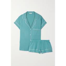 Eberjey Gisele Slouchy Pajama Set Charcoal/Ivory