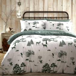 Rapport Portfolio Winter Toile Duvet Cover Green